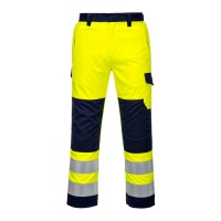 CALÇAS MODAFLAME AMARELO AV/AZUL MARINHO MV46